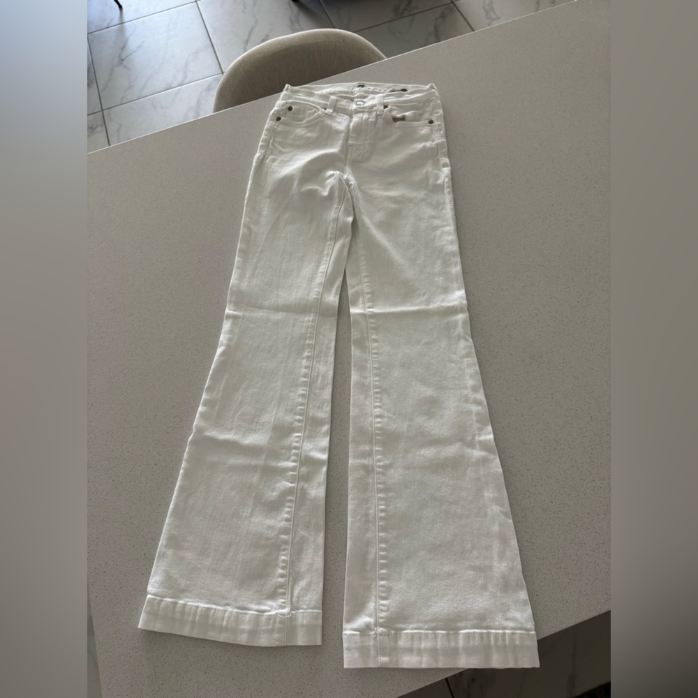 7 For All Mankind Ivory Jeans